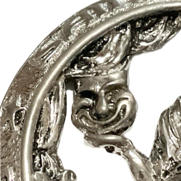 Sterling St. Genesius Medal - PatronSaint of Actors, Performers - Comedy/Tragedy - Picture 7 of 10